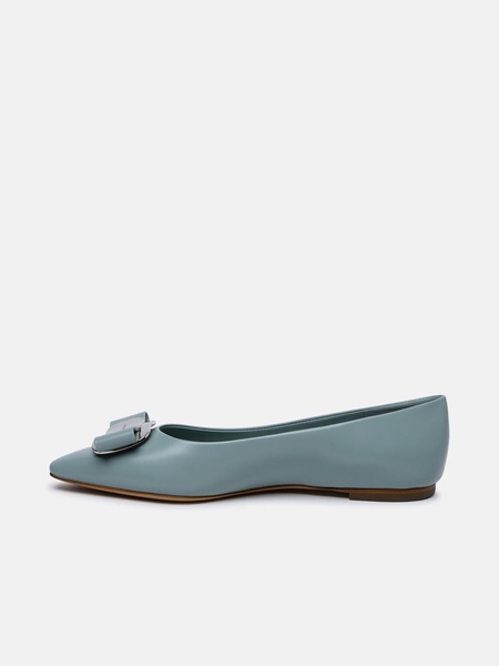 'NEW VARA' BALLET FLATS IN NAPPA SUGAR PAPER