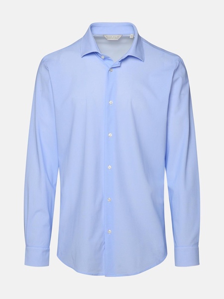 LIGHT BLUE RECYCLED NYLON BLEND SHIRT