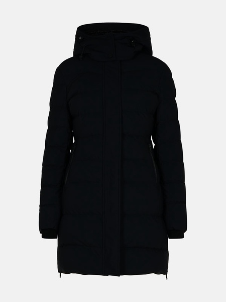 'WATERSHED 3' BLACK NYLON PARKA