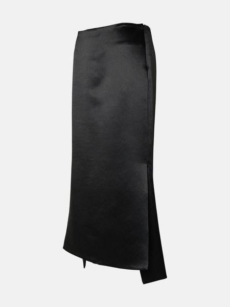 'HUDSON' BLACK ACETATE SKIRT