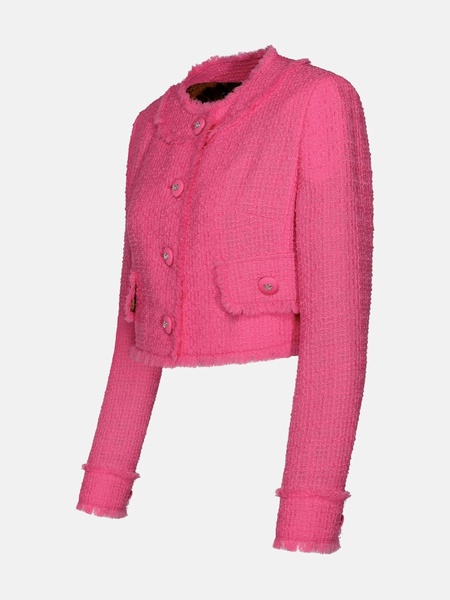 Dolce & Gabbana Pink Wool Jacket Woman