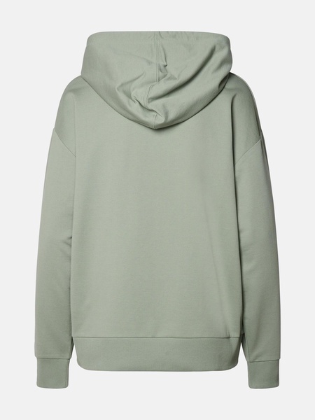 GREEN COTTON SWEATSHIRT