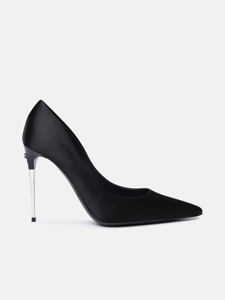 BLACK SILK BLEND PUMPS