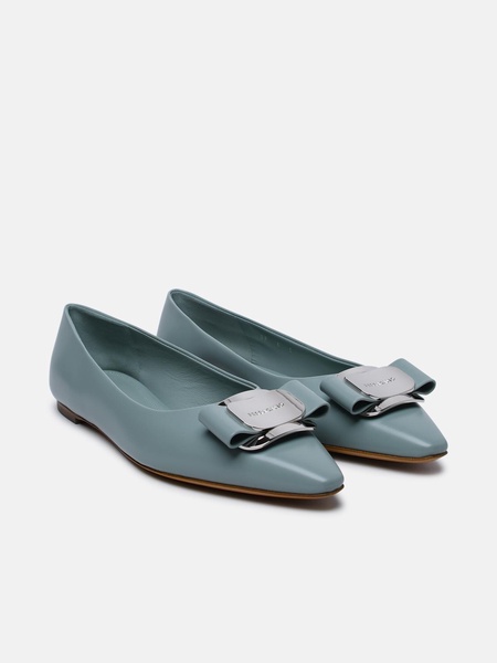 'NEW VARA' BALLET FLATS IN NAPPA SUGAR PAPER