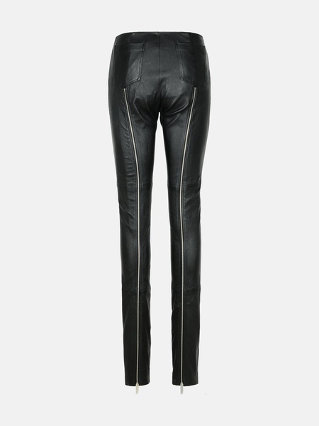 BLACK LEATHER PANTS