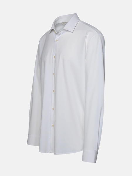 WHITE RECYCLED NYLON BLEND SHIRT