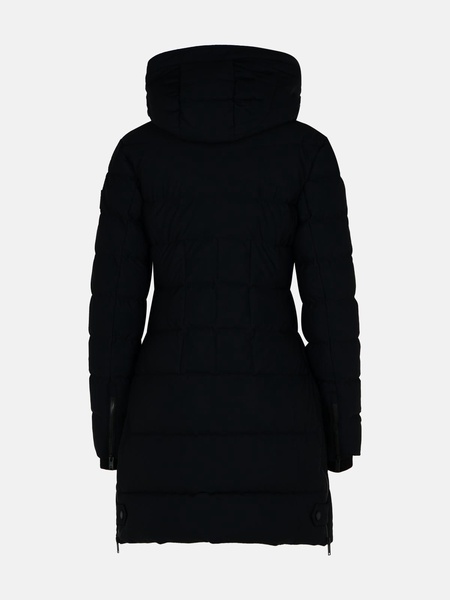 'WATERSHED 3' BLACK NYLON PARKA