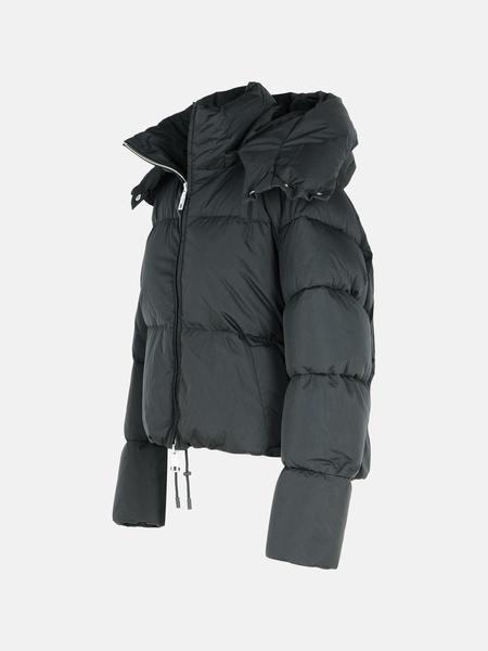 'BEIRA' BLACK POLYESTER DOWN JACKET