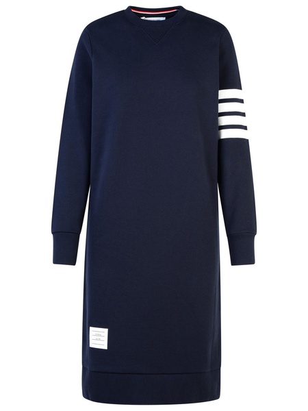 Thom Browne '4-Bar' Navy Cotton Dress Woman