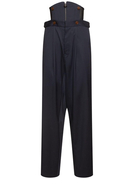 Macca corset straight pants