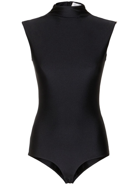 Cristin stretch tech cap sleeve bodysuit