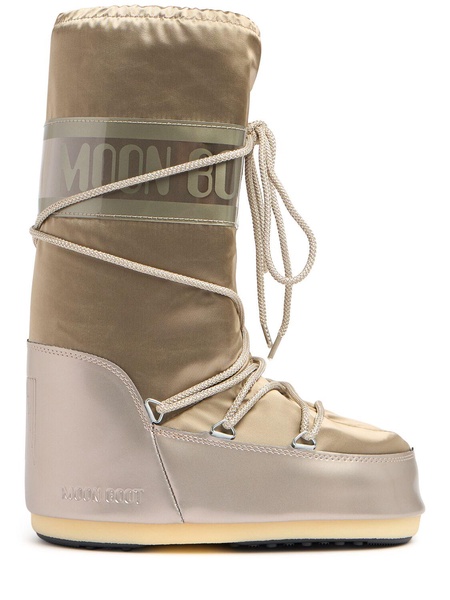 Tall Icon Glance metallic moon boots