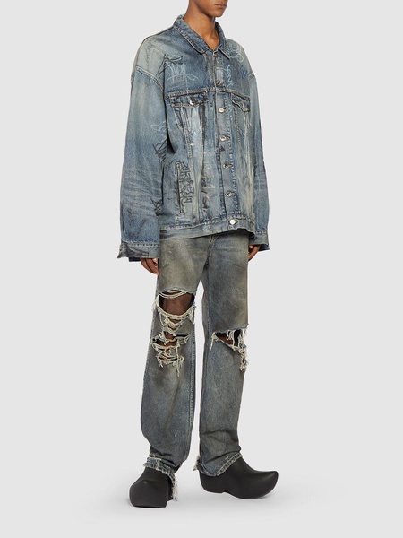 Oversize cotton denim jacket