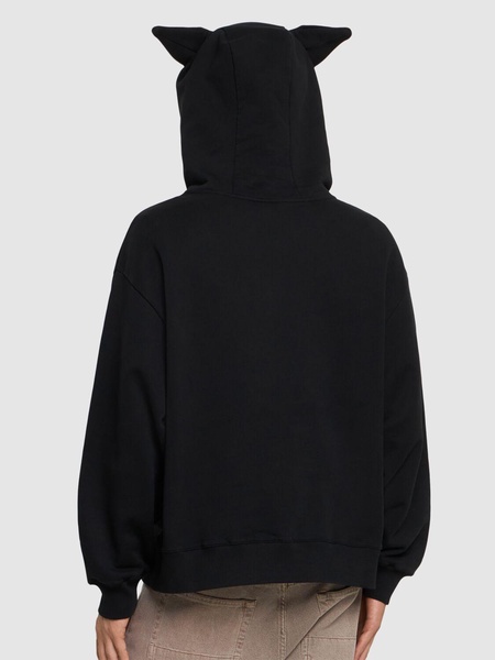 Logo cotton hoodie