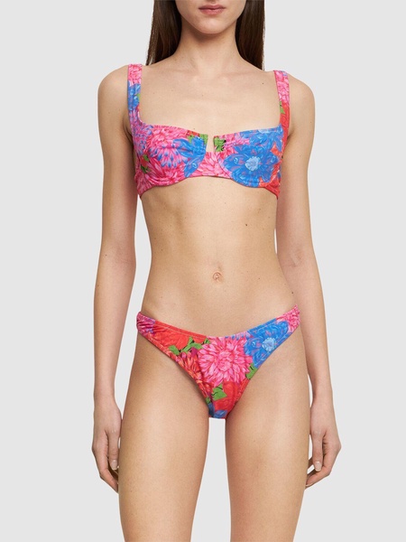 Brigitte underwired printed bikini set