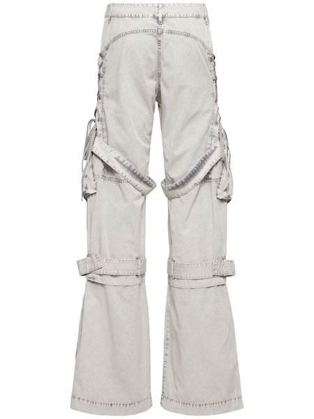 Cotton twill cargo pants