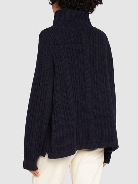 Vitalba wool knit turtleneck sweater