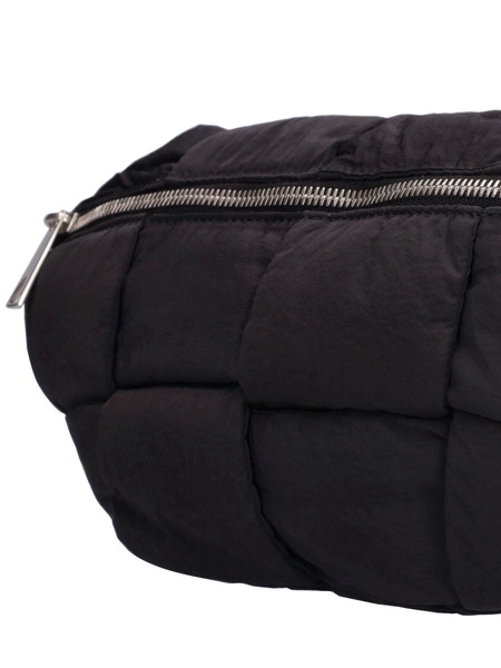 Intreccio padded nylon belt bag