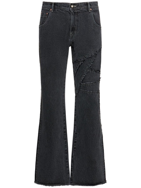 Ghentel raw-cut flared jeans