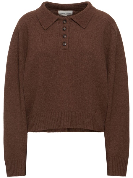 Homere cashmere polo sweater