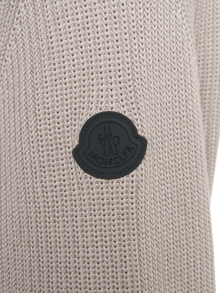 Logo cotton turtleneck sweater