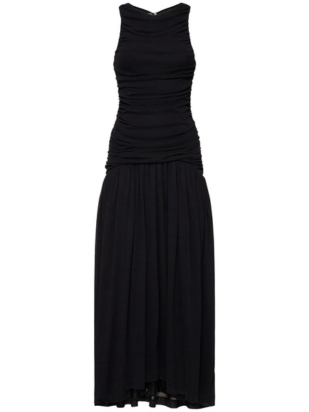 Evidente draped long dress