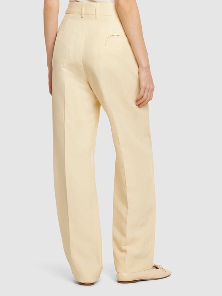 Savannah Fox linen & silk pants