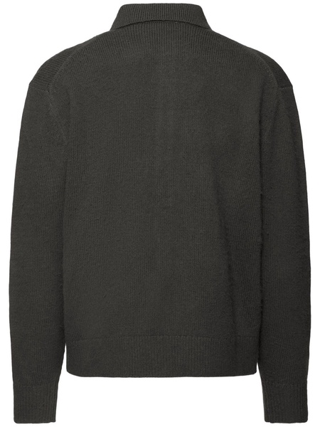 Ode collared wool cardigan