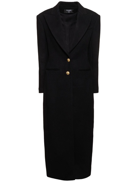 Wool & cashmere long coat