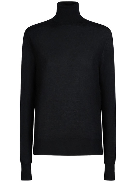 Eva cashmere knit turtleneck top