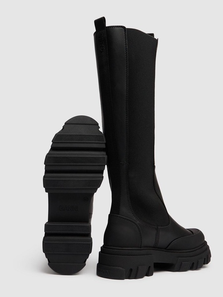 50mm Leather tall boots