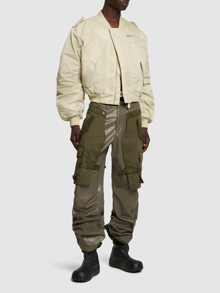 Raptor layered cotton cargo pants