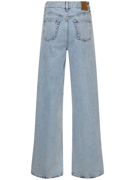 High-rise wide-leg jeans