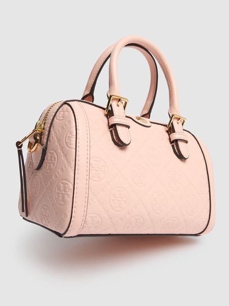 Petite T Monogram Barrel leather bag