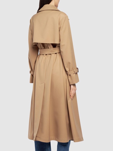 Fatuo wool blend trench coat