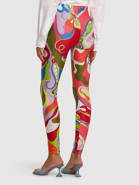 Printed lycra leggings