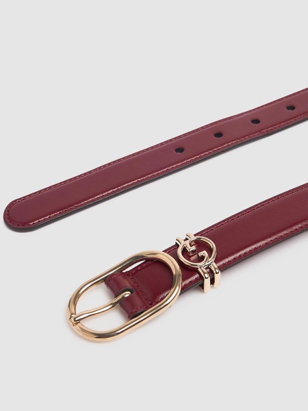 25mm Round Buckle leather belt