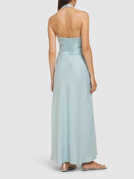 Delilah linen long dress