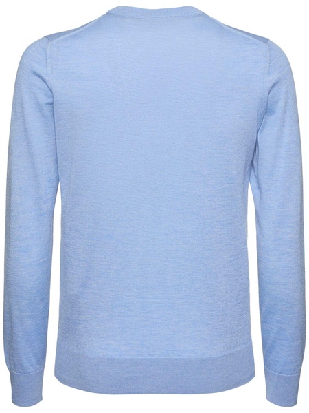 Cashmere & silk classic crewneck sweater