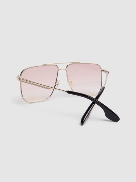 V Line metal sunglasses