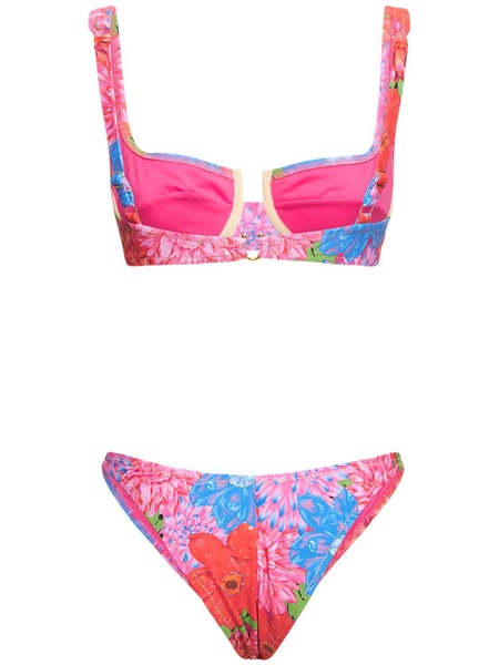 Brigitte underwired printed bikini set