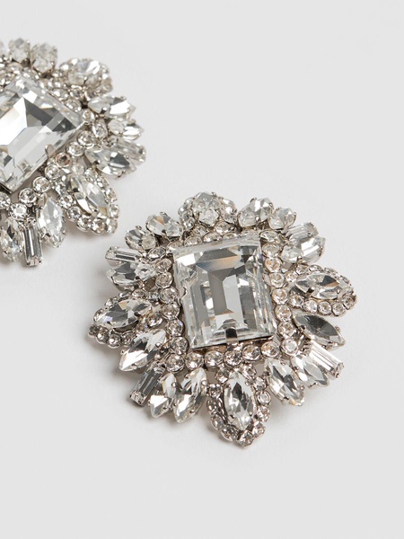 Crystal stud earrings