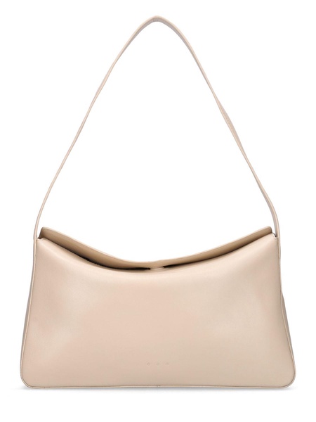 Soft smooth leather shoulder bag