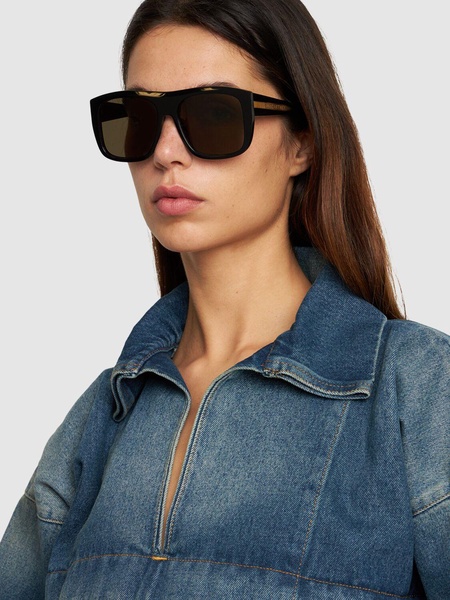 Squared acetate sunglasses