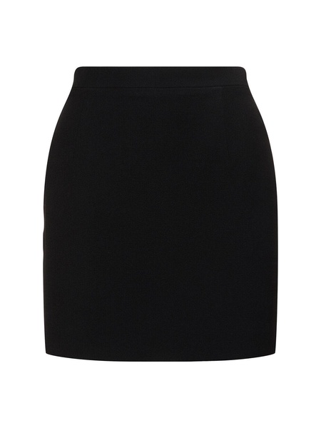 Wool mini skirt