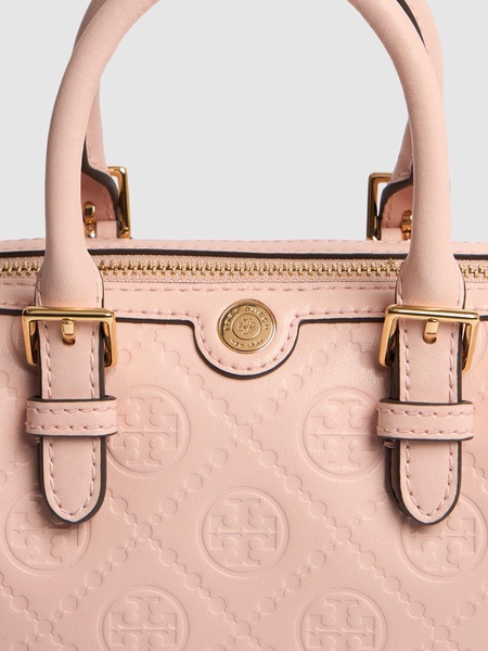 Petite T Monogram Barrel leather bag