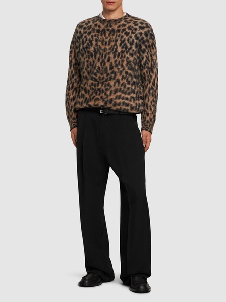 Leopard print sweater