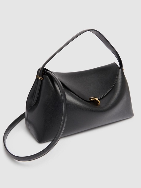 T-Lock palmellata leather top handle bag