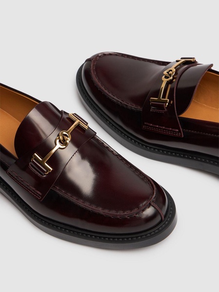 25mm Gomma T Ring brushed loafers