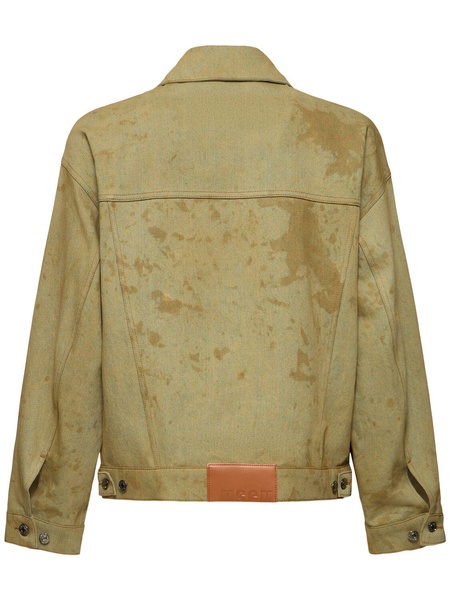 Tea wash denim jacket